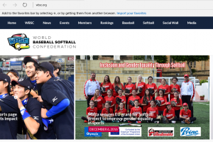 WBSC WEBSITE DECEMBER 2016 Front Page